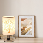 ClearGlow - Moderne Witte Lamp met Houten Voet