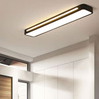 Moderne Nordic Minimalistische Lange LED Dimbare Plafondverlichting voor Woonkamer en Eetkamer