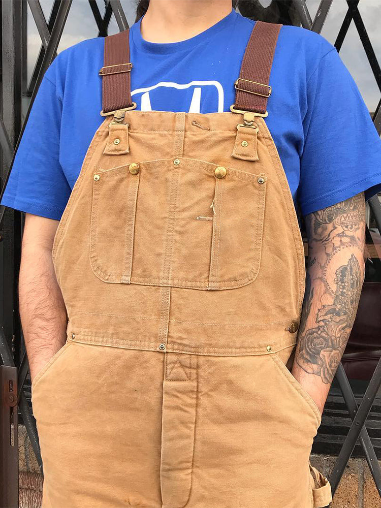Heren Duck Bib Overall Canvas Werkkleding Dungarees