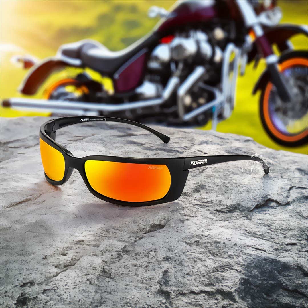 Outlaw Gepolariseerde Motorzonnebril Voor Ultieme Bescherming Tegen UV-Stralen En Verblinding Tijdens Motorritten