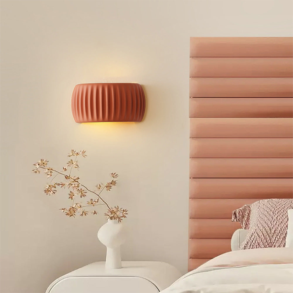 Noordse Minimalistische Hars Slaapkamer Wandlamp voor Moderne Interieurs