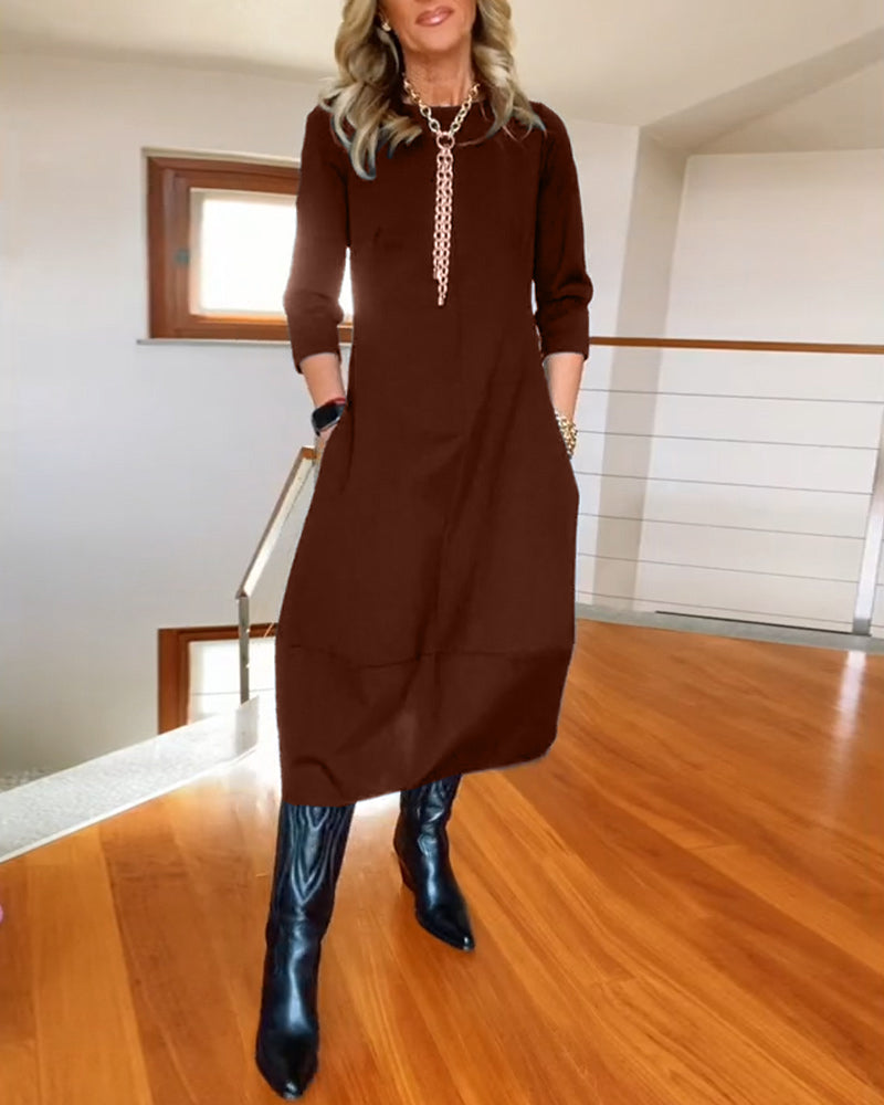 Ineke - Elegante en Comfortabele jurk