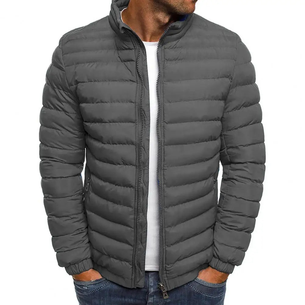 Heren Winter Puffer Jas – Warme Gewatteerde Winterjas