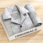 Pyjama set met Overhemd en Knoopsluiting