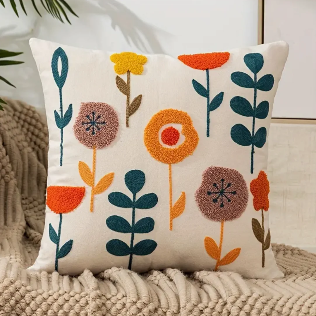 Loxi - Sierkussen met Bloemenprint