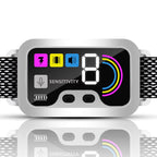 Slimme Anti-Blaf Hondenhalsband met LED Display en Verstelbare Gevoeligheid zonder Schok voor Effectieve Honden Training