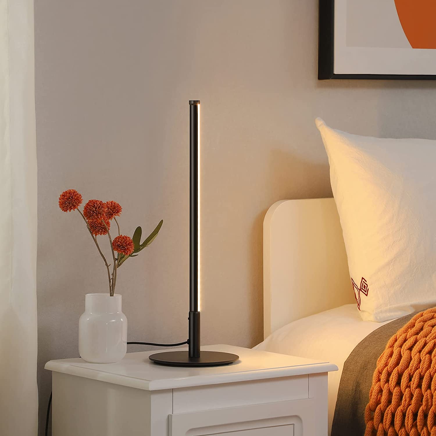 LustrousGold - Strakke Gouden LED-Tafellamp