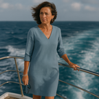 Jurk Zomer Comfortabel Elegant Ontwerp Lichte Stof Pasvorm