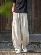 Casual Losse Linnen Broek