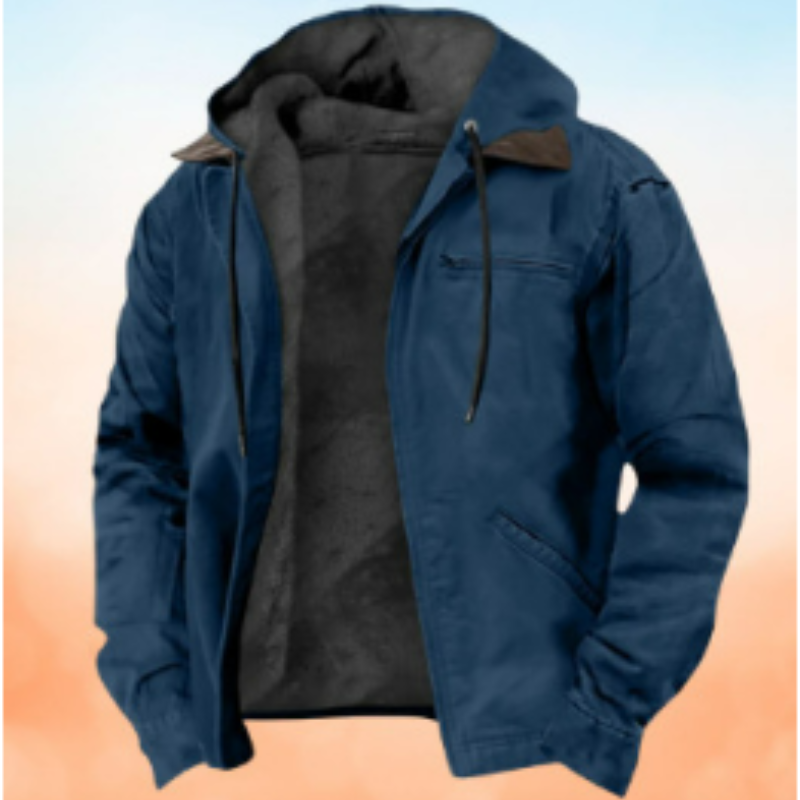 Heren Klassieke Hoodie Warm Regenjas