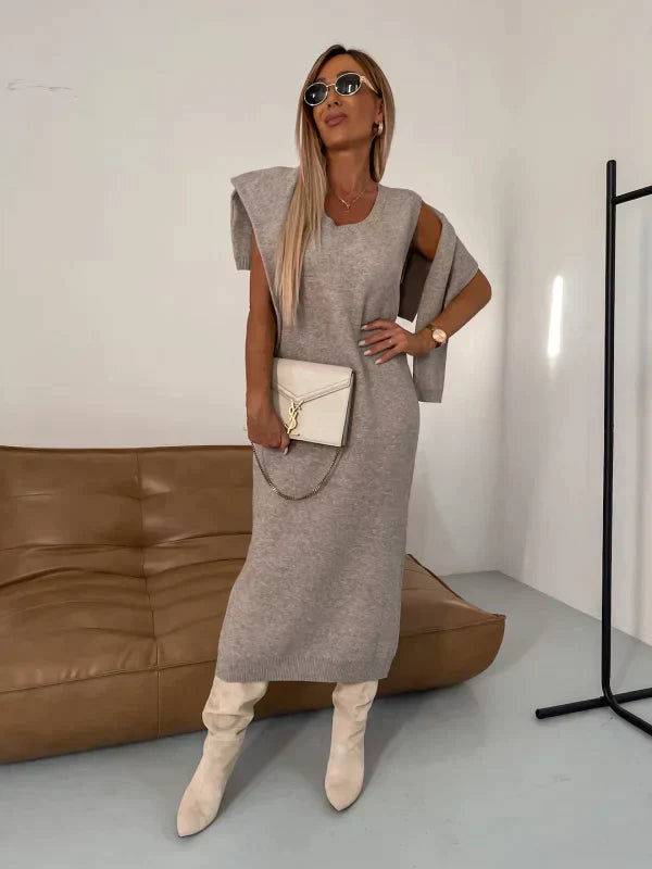 Solange - Jurk met bijpassende coltrui