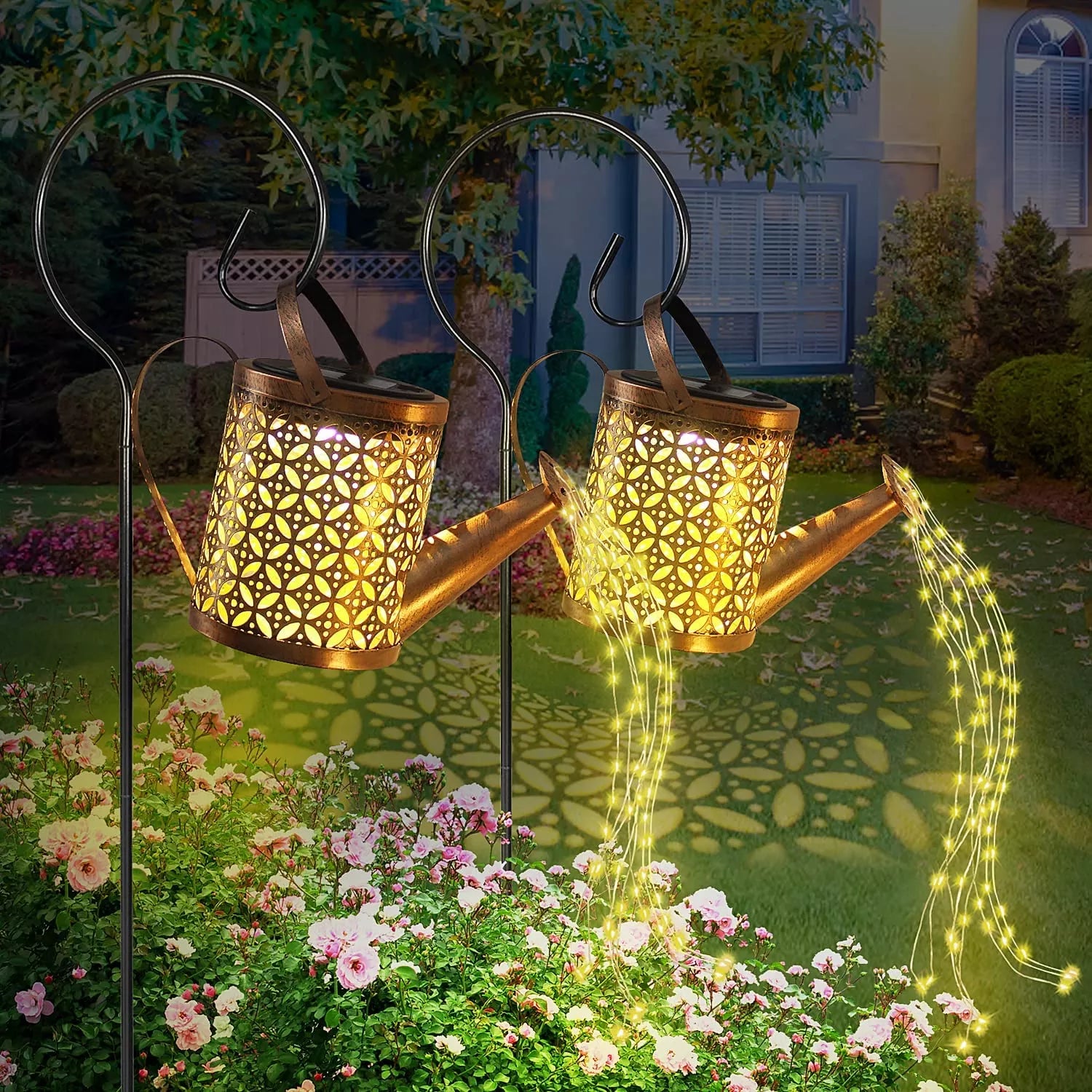 EnchantaCan - Zonne-energie Watering Can met Mystieke Gloed