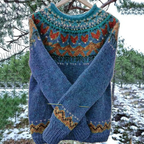 Dames Vintage-stijl Winterpullover Ronde Hals Warmte