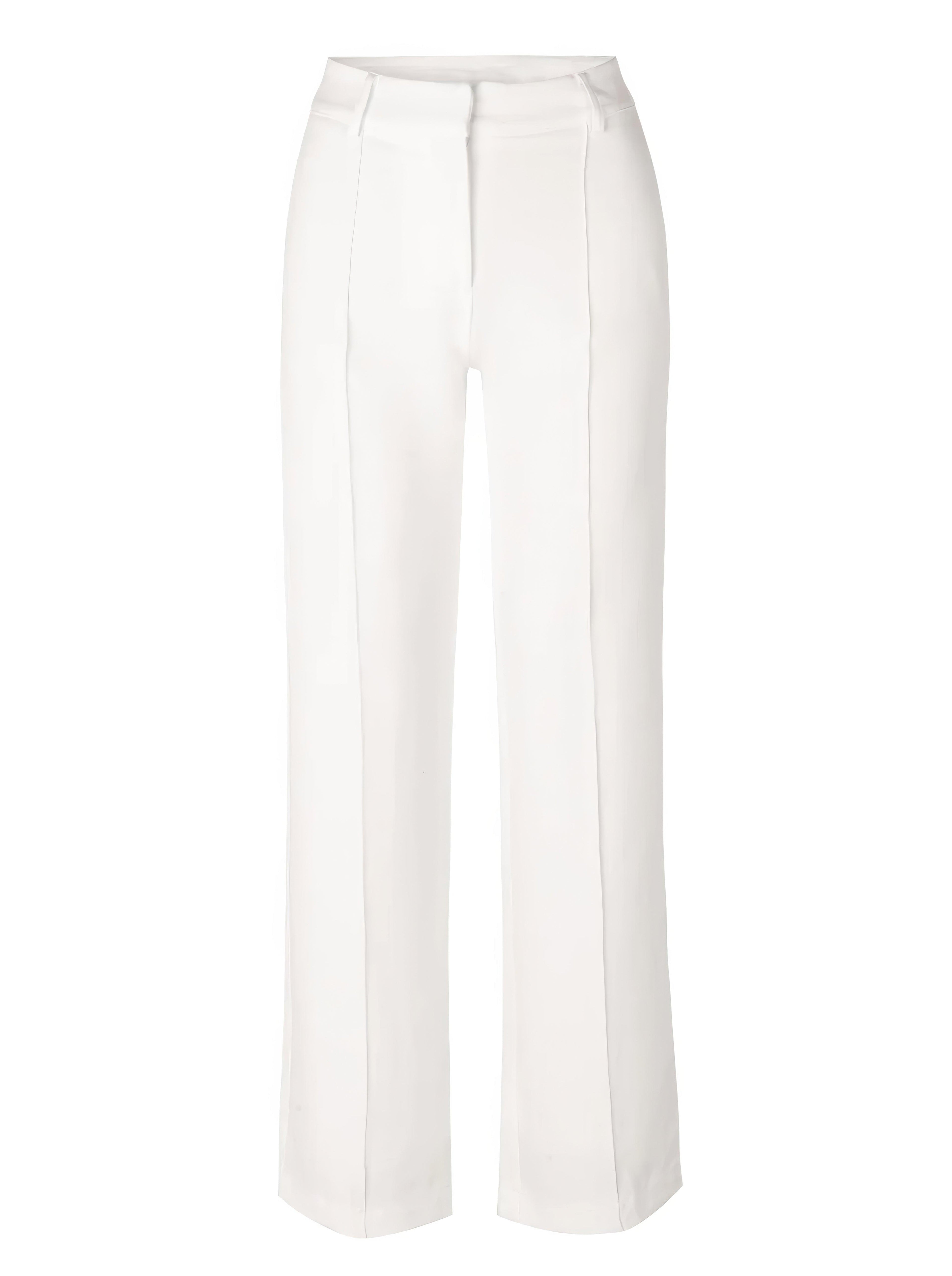 Dames Hoge Taille Wijde Pantalon Met Tailored Fit Volledige Lengte Elegante En Veelzijdige Stijl Voor Elke Gelegenheid