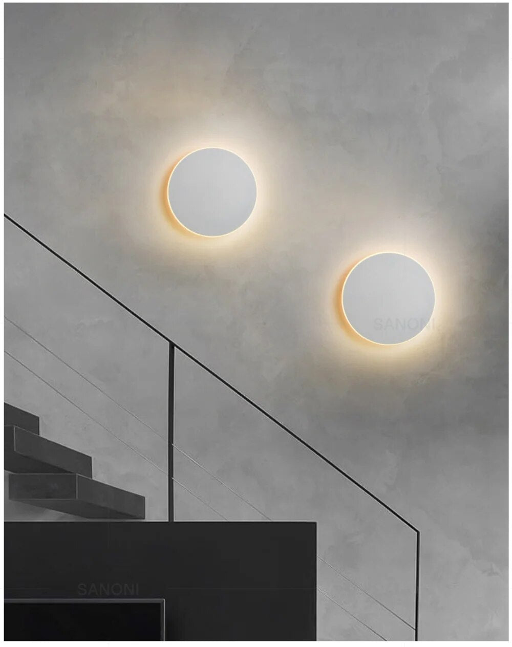 Sleeksphere - Ronde LED-wandlamp
