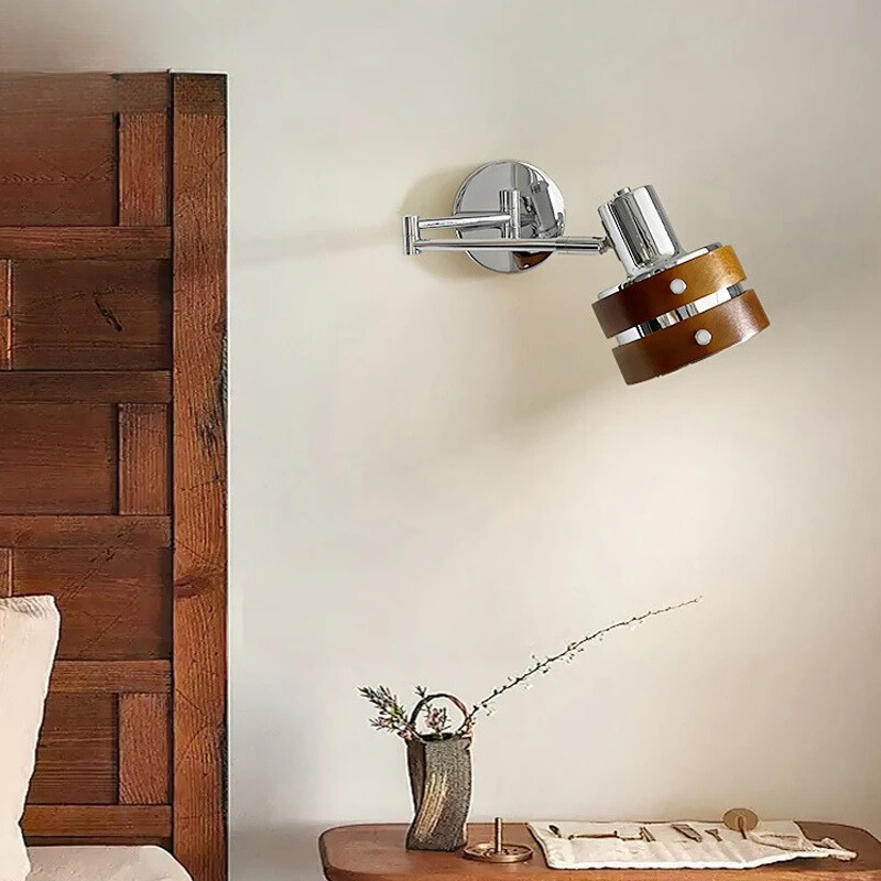 Vintura - Retro Telescopische Bedlamp in Punk Stijl
