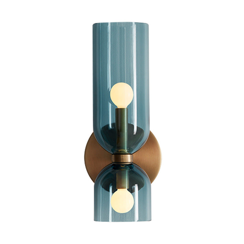 Dubbele Hoofd Glas Wandlamp LED Wandlamp voor Slaapkamer Moderne Sfeervolle Verlichting
