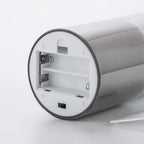 Drie-Set Realistische LED Kaarsen Met Warm Wit Licht En Flikkerend Vlam Effect In Glazen Houder Voor Sfeervolle Binnen- En Buitenruimtes