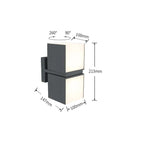 BrightEdge - Stijlvolle LED Wandlamp voor Buitenruimte