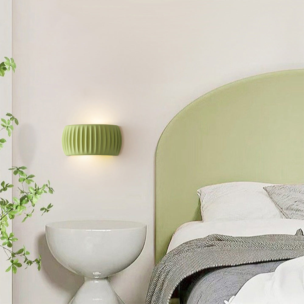 Noordse Minimalistische Hars Slaapkamer Wandlamp voor Moderne Interieurs