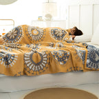 Blossom Radiance Circle Katoenen Deken