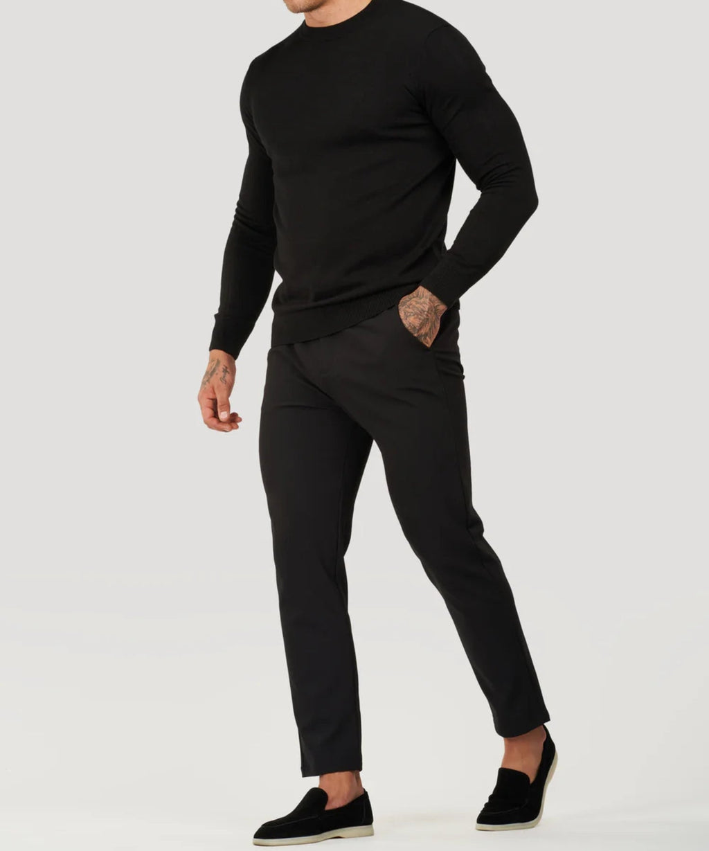 Marino Essentiële Crewneck Sweater voor Heren en Dames