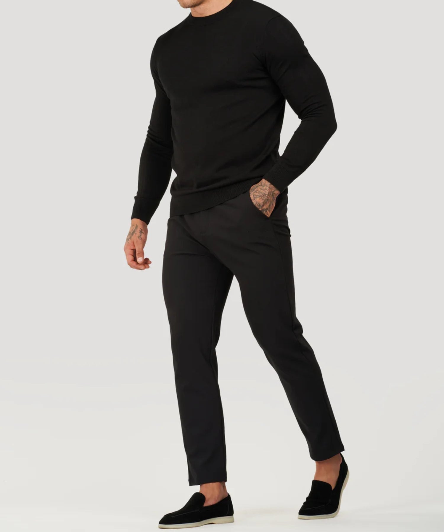 Marino Essentiële Crewneck Sweater voor Heren en Dames