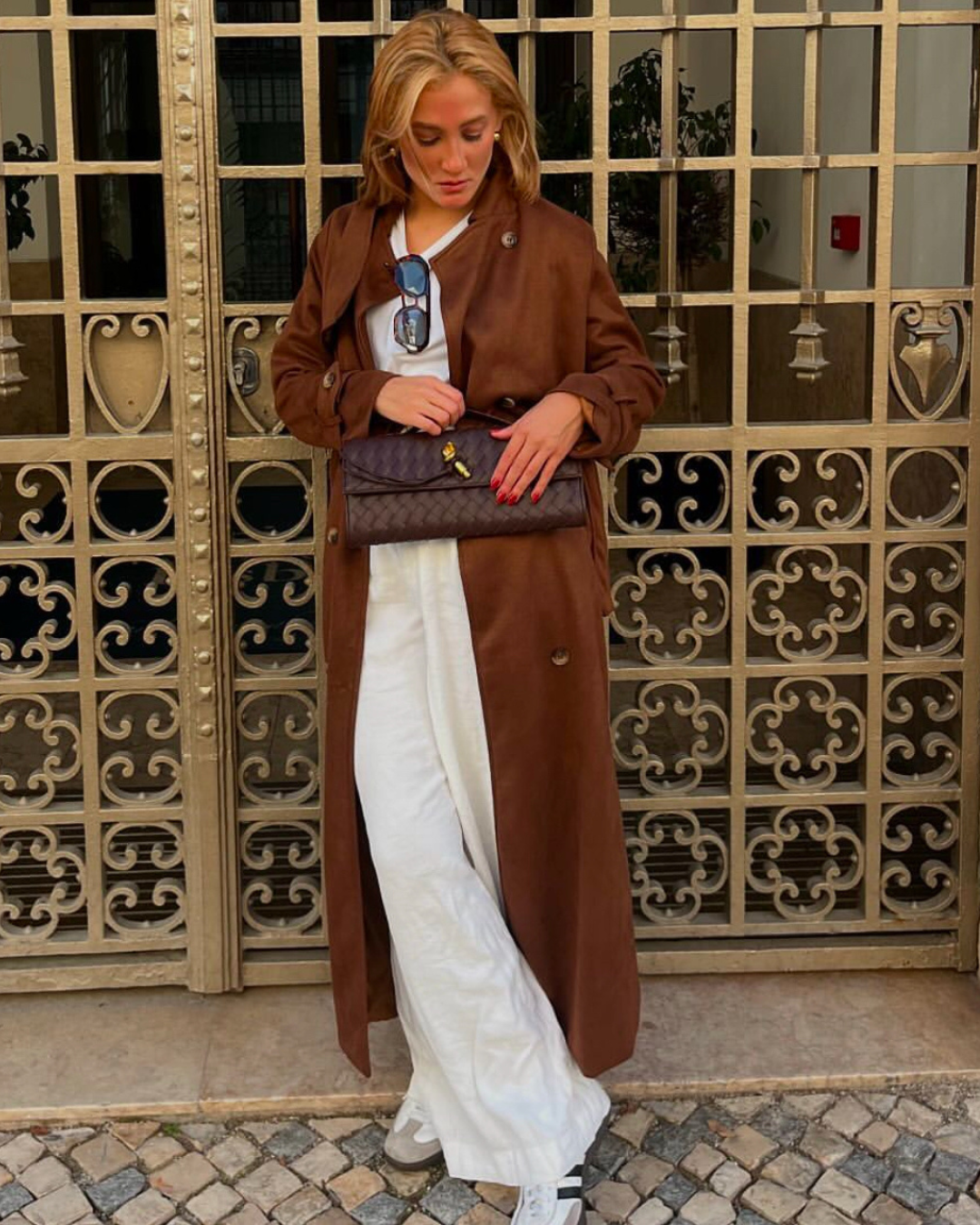 Banbury Suède Trench Coat