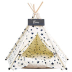 Moderne Boho Honden Teepee met Pluche Hondenbed Kussen
