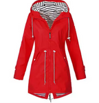 Waterdichte Jas Met Capuchon Lichtgewicht Pasvorm Comfort - Winterjas Dames
