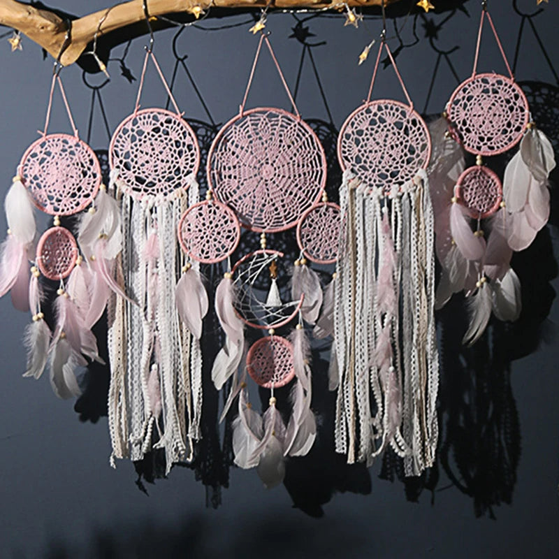 Boheemse Dromenvanger Set van 5 Stuks voor Unieke Decoratie