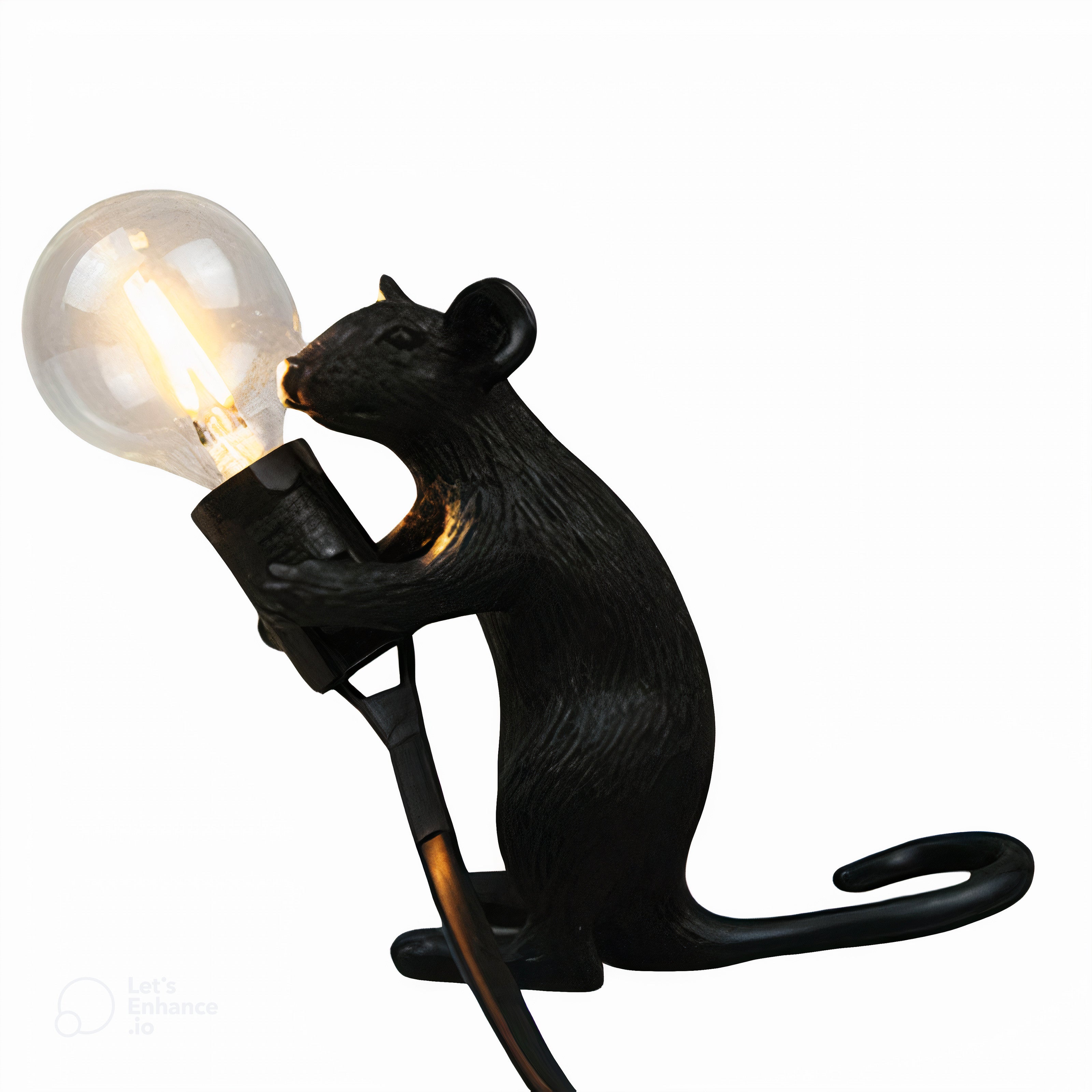 MouseCharm - Speels Art Deco Nachtlampje met Muizenbasis