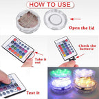 Afstandsbediening Waterdichte magneetzuiging LED-licht