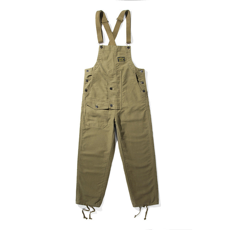 Unisex Moleskin Overalls met Cinch Koord