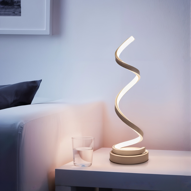 Glowspiral I Sfeervolle LED Tafellamp