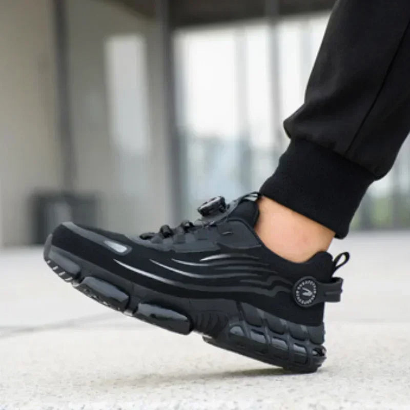 Veiligheidsschoenen Met Stalen Neus Draaiknopsluiting Mesh