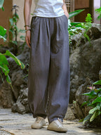 Casual Losse Linnen Broek
