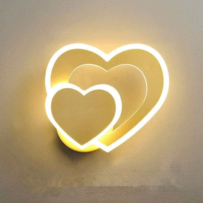HeartBliss Lamp - Romantisch Hartontwerp voor Slaapkamer en Woonkamer