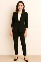 Dames Blazer en Broek Set – Tweedelig Pak voor Werk of Feest | Elegant, Comfortabel & Stijlvol