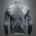 Heren Winter Denim Jas Met Warme Voering Voor Casual Stijl En Comfortabele Pasvorm