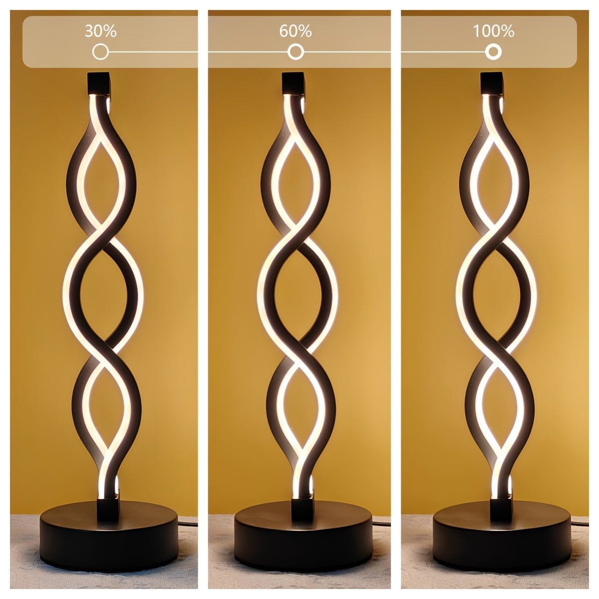 SilverWave - Aluminium LED Bureaulamp met Dimbare Verlichting