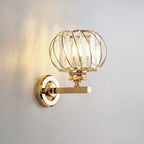 Contemporary Ronde Kristallen Hal Wandlamp Voor Elegante Gangen en Woonruimtes