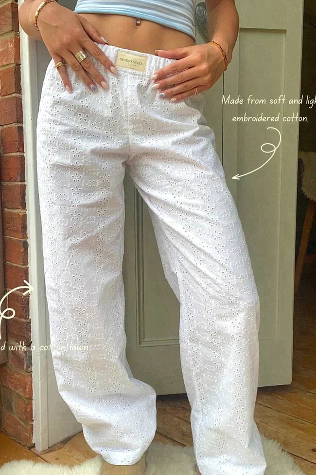 Ontspannen Gestreepte Broek | Katoen | Comfort & Stijl