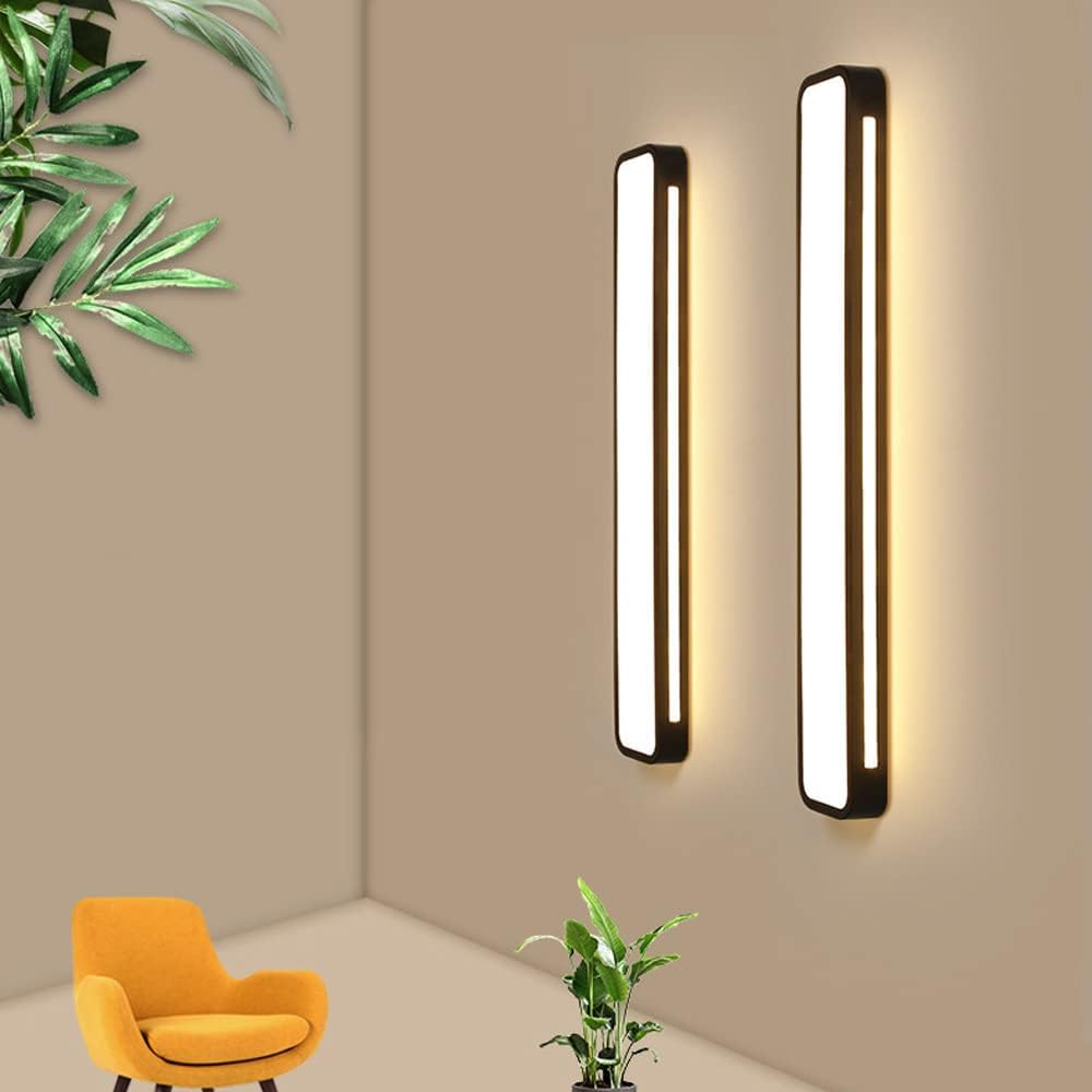 Moderne Nordic Minimalistische Lange LED Dimbare Plafondverlichting voor Woonkamer en Eetkamer