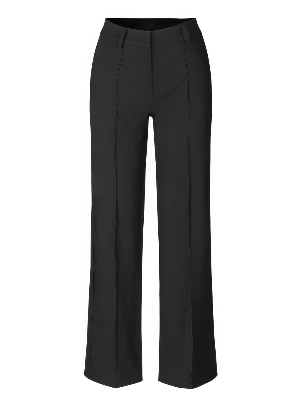 Dames Hoge Taille Wijde Pantalon Met Tailored Fit Volledige Lengte Elegante En Veelzijdige Stijl Voor Elke Gelegenheid
