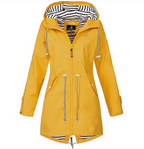 Waterdichte Jas Met Capuchon Lichtgewicht Pasvorm Comfort - Winterjas Dames