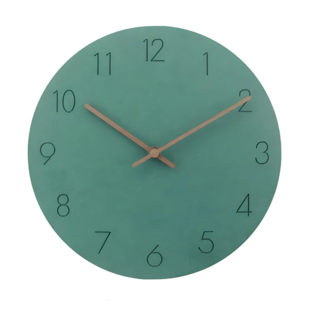 Nork - Minimalistische Houten Wandklok