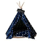 Moderne Boho Honden Teepee met Pluche Hondenbed Kussen