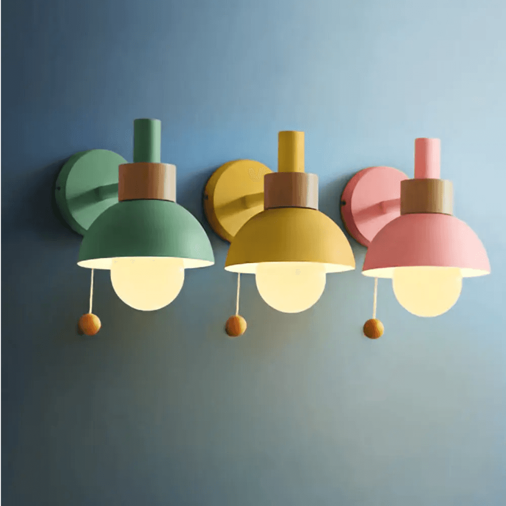 Blå Havn Wandlamp – Minimalistisch en Functioneel in Één