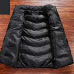 Bodywarmer Heren Winddicht Waterdicht Blauw Met Ritszakken